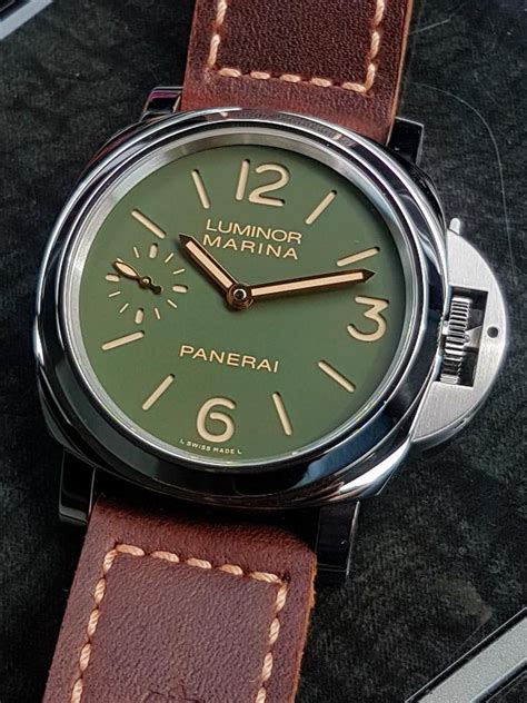 green panerai luminor|panerai luminor models.